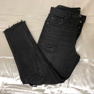 GRLFRND Karolina High-Rise Jeans + Butt Slit